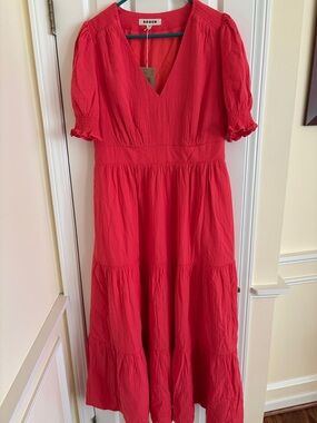 NWT Boden Anna Double Cloth Midi Dress